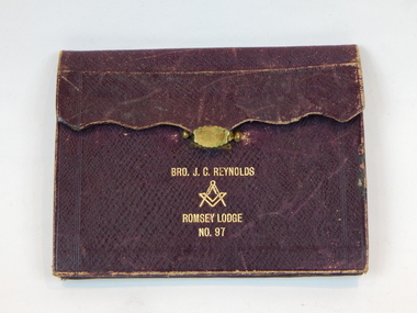Regalia wallet, Late 19th Cenutry