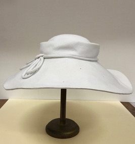 White Cartwheel Sun Hat