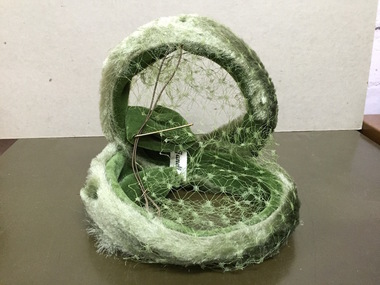 Green Velvet 'Fascinator'