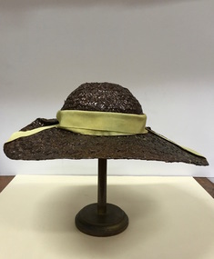 Brown Raffia Sun Hat