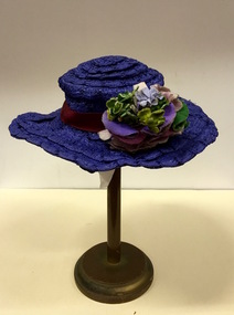 Purple Raffia Sun Hat