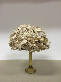 Ivory Silk Floral Hat