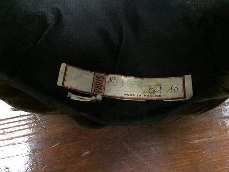 Label - Iridescent Feather 'Saucer' Hat