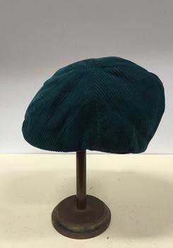 Green Corduroy Beret