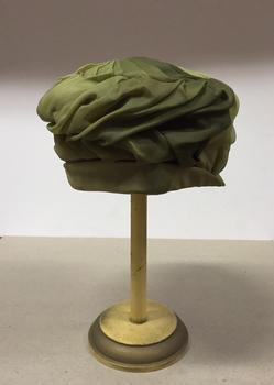Green Chiffon Turban