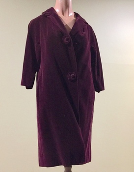 Maroon Velvet Coat / by Elegance