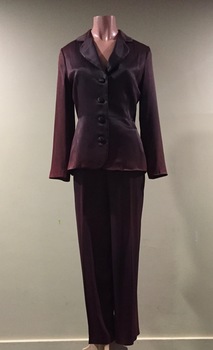Brown Satin Pants-suit / by Scanlan Theodore