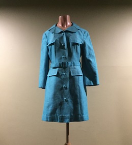 Turquoise Raw Silk Coat Dress / by Renny