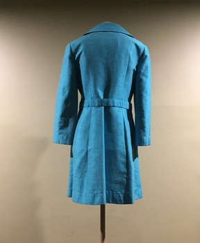 Turquoise Raw Silk Coat Dress / by Renny
