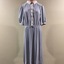 Grey & Cream Crepe Dress / by Nouvelle, 1960s