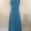 Turquoise Lace Cocktail Dress, 1950s