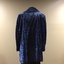 Royal Blue Crushed Velvet Evening Cape