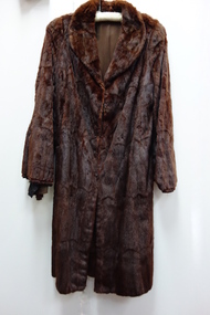 Brown Musquash Fur Coat
