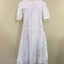 White Cotton Dress, 1920s Style / by Malika, 1980s