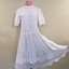White Cotton Dress, 1920s Style / by Malika, 1980s