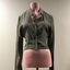 Olive Green Silk Blouse