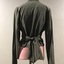 Olive Green Silk Blouse