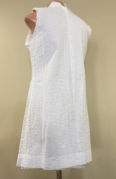 White Cotton Summer Dress / by Sportsgirl, 1960s