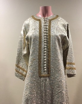 Gold Silk Brocade Caftan