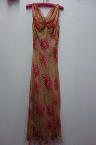 Silk Organza Evening Dress, 1930s