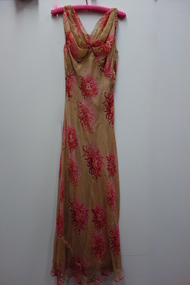 Silk Organza Evening Dress, 1930s