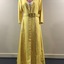 Yellow Silk Evening Coat