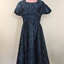 Teal Blue Rayon Dress / by Cann's of Swanston Street, 1950s