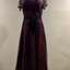 Silk Taffeta & Lace Cocktail Dress, 1950s