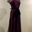Silk Taffeta & Lace Cocktail Dress, 1950s