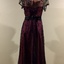 Silk Taffeta & Lace Cocktail Dress, 1950s