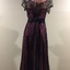Silk Taffeta & Lace Cocktail Dress, 1950s