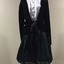 Dark Green Silk Cullottes & Black Velvet Jacket