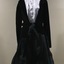 Dark Green Silk Cullottes & Black Velvet Jacket