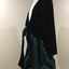 Dark Green Silk Cullottes & Black Velvet Jacket