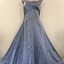 Silver & Pink Satin Cocktail Dress, 1950s