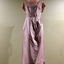 Pink Silk, Glass & Pearl Evening Dress, 1960s