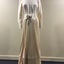 Cream Wool Evening Dress