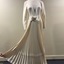 Cream Wool Evening Dress