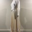Cream Wool Evening Dress