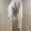 Cream Wool Evening Dress