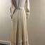 Cream Wool Evening Dress