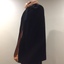 Reversible Black Velvet and Apricot Silk Evening Cape