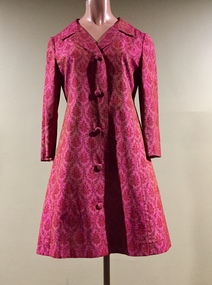 Pink Thai Silk Coat Dress