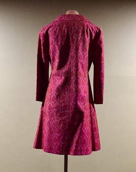 Pink Thai Silk Coat Dress