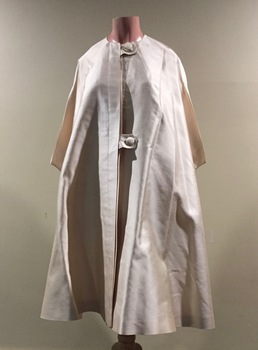 Cream Silk Evening Cape