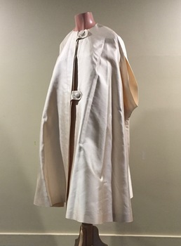 Cream Silk Evening Cape