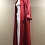 Coral Satin Evening Coat