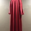 Coral Satin Evening Coat