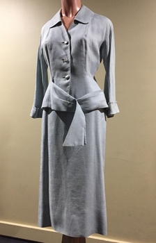 Pale Blue Linen Suit