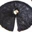 Silk & tulle capelet decorated with jet passementerie